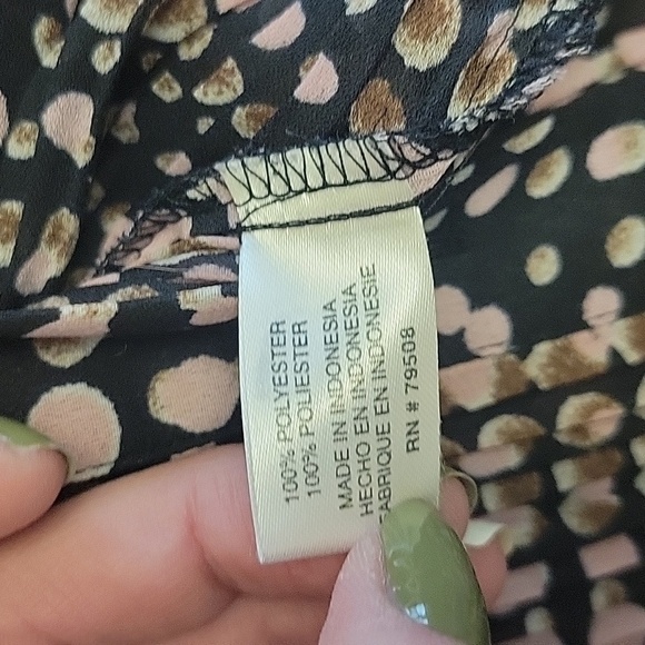 MELANIE LYNE Pleated Shirt L - Picture 6 of 8